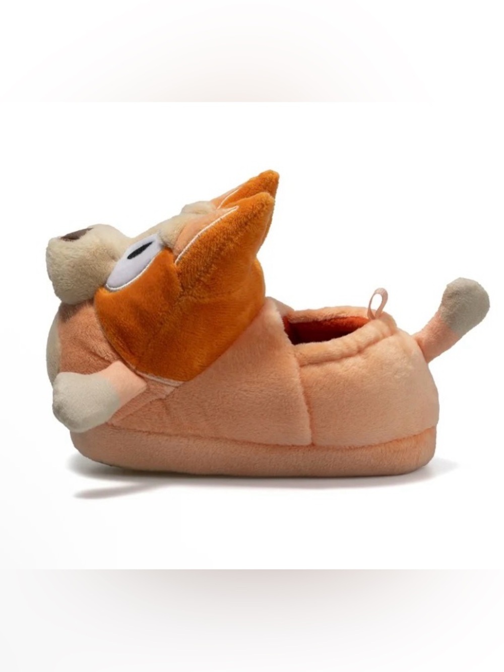 Bluey Plush Puppy Toddler 3D Slippers - Blue and Orange Size 9/10 NWT - Picture 4 of 5